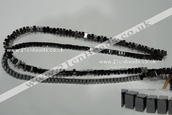 CHE237 15.5 inches 3*7mm triangle hematite beads wholesale