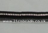 CHE238 15.5 inches 1*4.5mm dish hematite beads wholesale