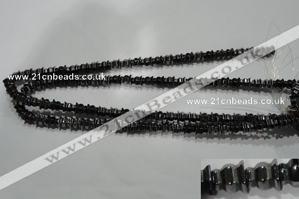 CHE241 15.5 inches 8*8mm tower hematite beads wholesale