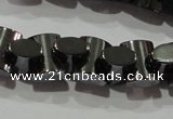 CHE243 15.5 inches 7*9mm bowknot hematite beads wholesale