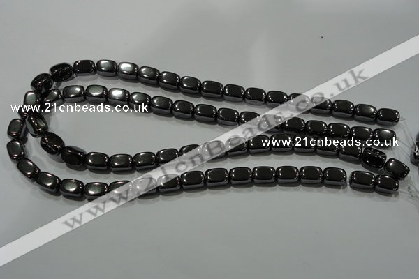 CHE249 15.5 inches 8*12mm cuboid hematite beads wholesale