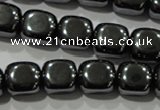 CHE250 15.5 inches 13*13mm cube hematite beads wholesale