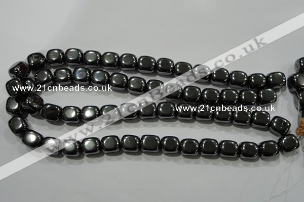 CHE250 15.5 inches 13*13mm cube hematite beads wholesale