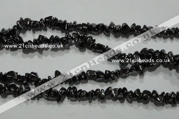 CHE307 15.5 inches 4*6mm – 8*12mm hematite chips beads wholesale