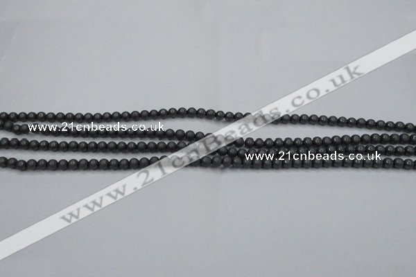 CHE400 15.5 inches 2mm round matte hematite beads wholesale