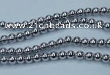 CHE421 15.5 inches 2mm round plated hematite beads wholesale