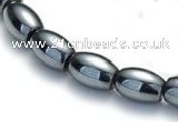 CHE50 15.5  inches 3*5mm rice shape hematite beads Wholesale