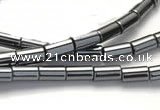 CHE63 15.5 inches 6*16mm column shape hematite beads Wholesale