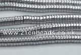 CHE650 15.5 inches 1*3mm tyre plated hematite beads wholesale