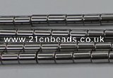 CHE767 15.5 inches 3*5mm tube plated hematite beads wholesale