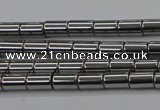 CHE767 15.5 inches 3*5mm tube plated hematite beads wholesale