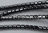 CHE772 15.5 inches 2*2mm drum hematite beads wholesale