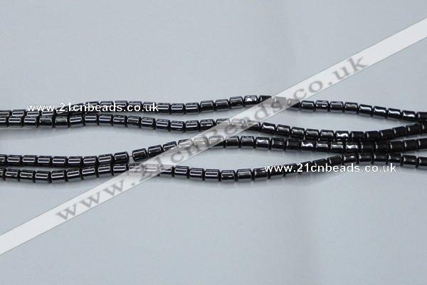 CHE784 15.5 inches 4*4.5mm drum hematite beads wholesale