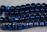 CHE859 15.5 inches 3*3mm dice platedhematite beads wholesale