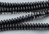 CHE961 15.5 inches 1.5*3mm rondelle hematite beads wholesale