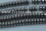 CHE962 15.5 inches 1.5*3mm rondelle plated hematite beads wholesale