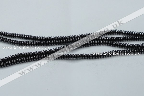 CHE966 15.5 inches 2*4mm rondelle hematite beads wholesale