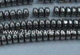 CHE967 15.5 inches 2*4mm rondelle plated hematite beads wholesale