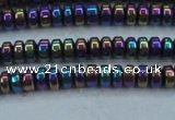 CHE969 15.5 inches 2*4mm rondelle plated hematite beads wholesale