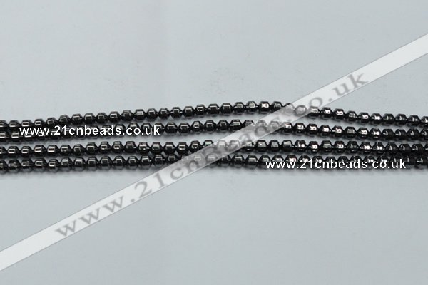 CHE971 15.5 inches 4*4mm hematite beads wholesale