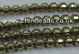 CHE974 15.5 inches 4*4mm plated hematite beads wholesale