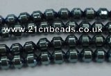 CHE976 15.5 inches 4*4mm plated hematite beads wholesale