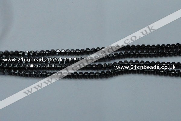 CHE980 15.5 inches 4*4mm hematite beads wholesale