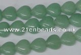 CHG10 15.5 inches 10*10mm heart amazonite gemstone beads wholesale