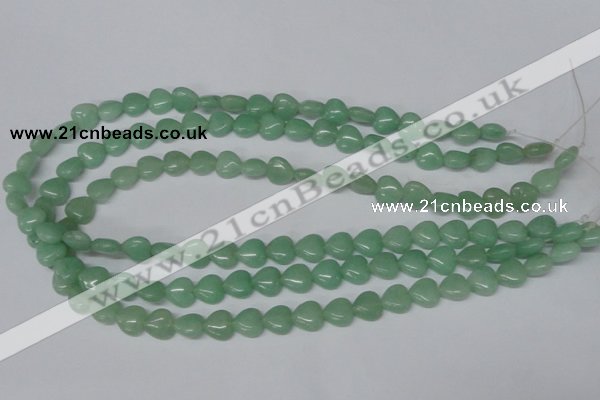 CHG10 15.5 inches 10*10mm heart amazonite gemstone beads wholesale