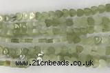 CHG116 15.5 inches 6mm flat heart New jade gemstone beads wholesale