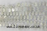 CHG122 15.5 inches 8mm flat heart opal beads wholesale