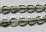 CHG18 15.5 inches 10*10mm heart synthetic smoky quartz beads wholesale