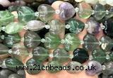 CHG205 15 inches 20mm heart fluorite gemstone beads wholesale