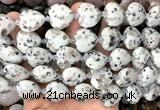 CHG210 15 inches 20mm heart sesame jasper beads wholesale