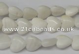 CHG22 15.5 inches 10*10mm heart shell beads wholesale