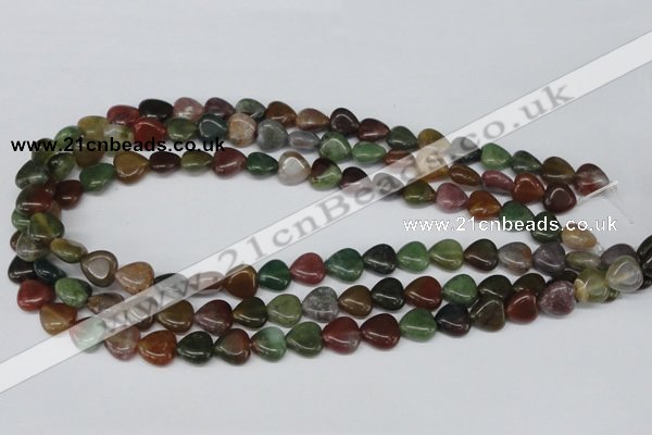 CHG24 15.5 inches 10*10mm heart Indian aventurine beads wholesale