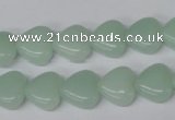 CHG30 15.5 inches 12*12mm heart amazonite gemstone beads wholesale
