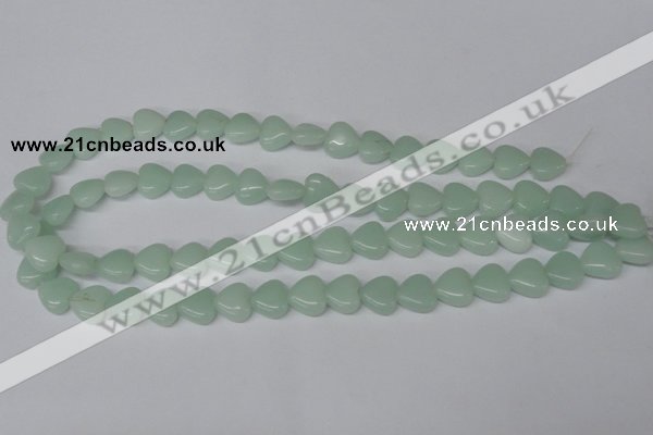 CHG30 15.5 inches 12*12mm heart amazonite gemstone beads wholesale
