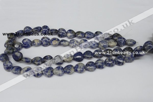 CHG43 15.5 inches 14*14mm heart sodalite gemstone beads wholesale