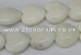 CHG62 15.5 inches 16*16mm heart shell beads wholesale