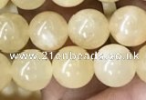 CHJ12 15.5 inches 8mm round honey jade beads wholesale