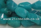 CHM05 16 inches 10*16mm freeform blue hemimorphite beads wholesale