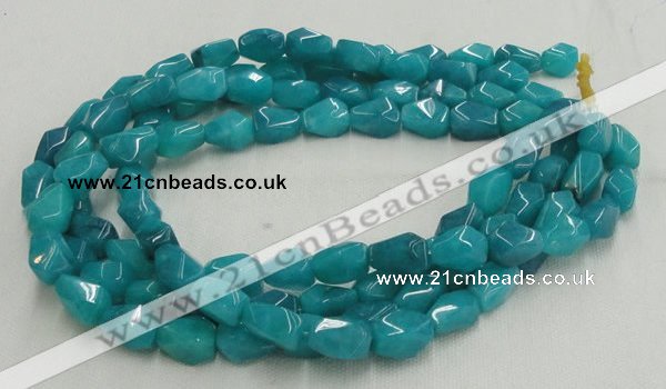 CHM05 16 inches 10*16mm freeform blue hemimorphite beads wholesale