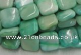 CHM08 16 inches 14*14mm square green hemimorphite beads wholesale