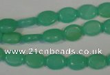 CHM12 15.5 inches 8*10mm oval green hemimorphite beads wholesale