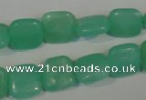 CHM16 15.5 inches 12*12mm square green hemimorphite beads wholesale