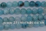 CHM200 15.5 inches 4mm round blue hemimorphite beads wholesale