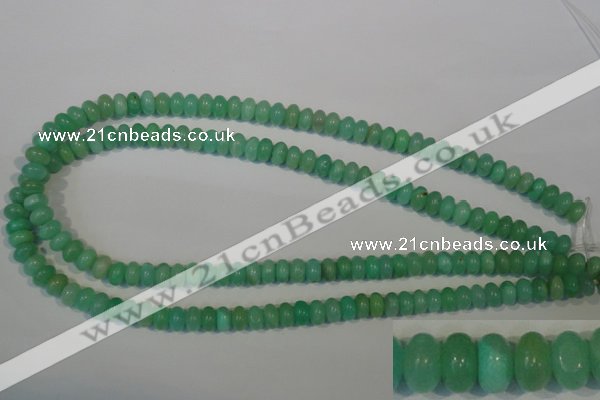 CHM22 15.5 inches 5*8mm rondelle green hemimorphite beads