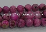 CHM221 15.5 inches 6mm round dyed hemimorphite beads wholesale