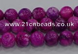 CHM229 15.5 inches 6mm round dyed hemimorphite beads wholesale